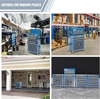 Amazon.com: LARBANKE 8-Drawer Rolling Tool Chest with Wheels and